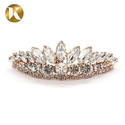 Diamante Brillante Fijación de zapatos Accesorios de decoración 75mm * 25mm Tamaño