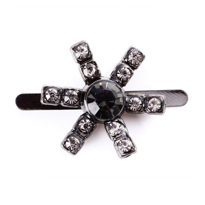 Pequeños clips de zapatos de piedra de oro de 17 mm de material de kirsita para decoración