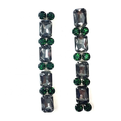 Ornamento de tacones altos estilo europeo, hebillas de cristal de zapatos para damas