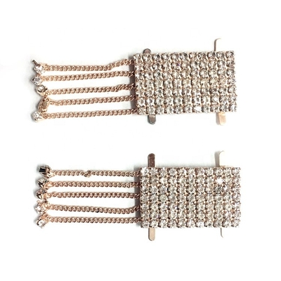 Wenzhou KML Nuevo diseño de zapatos de metal para mujeres Accesorios Decorativos Zapatos Tassel