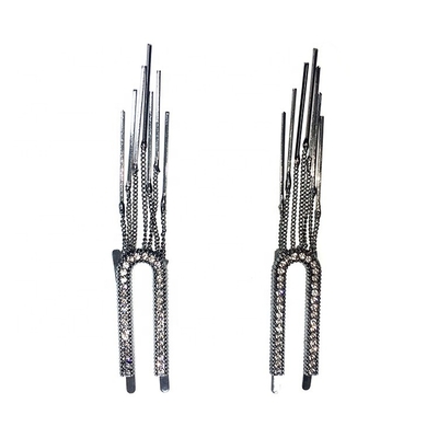 Zapatos de metal para mujeres Accesorios de piedra 1.6cm*4.2cm 6.2cm con toalla