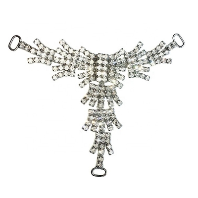 Hermosas hebillas de calzado de piedra de Rhinestone con protección ambiental