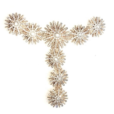 Ornamento de zapatos de cristal de diamante de estilo europeo 10.8cm*9.0cm Tamaño