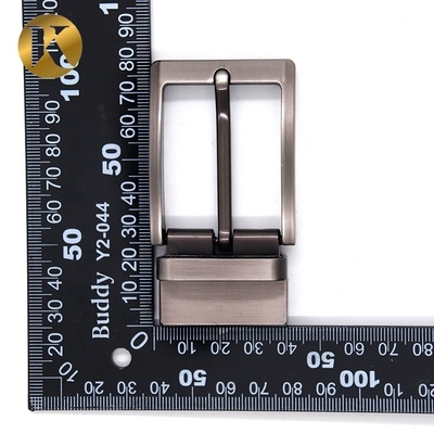 Wenzhou KML 35 mm Reversible Rectangle Cuadrado Pin de zinc de aleación de cinturón correa