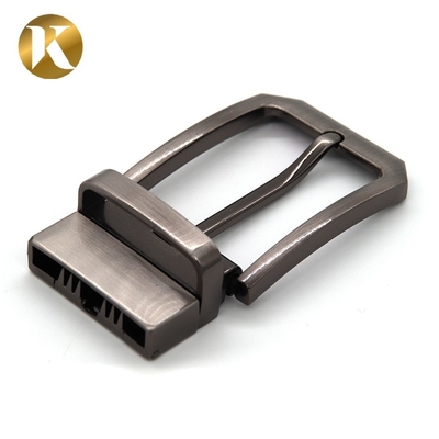Wenzhou KML Mejor calidad multicolor aleación de zinc simple reversible pin cinturón hebilla promoción