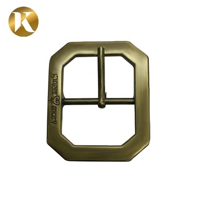 Wenzhou KML personalidad arma personalizada oro plata metal hombre pin cinturón hebilla con logotipo