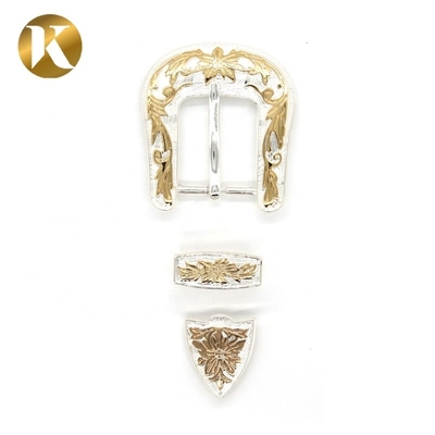 Wenzhou KML Nuevo diseño Popular clásico Vintage Brillante aleación de zinc de 2 colores Pin cinturón correa