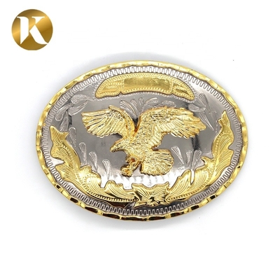 Wenzhou KML Fábrica de suministros de moda óvalo 41mm 2 de color cinturón de la hebilla