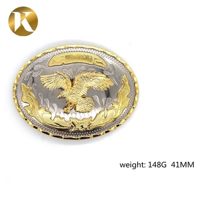Wenzhou KML Fábrica de suministros de moda óvalo 41mm 2 de color cinturón de la hebilla