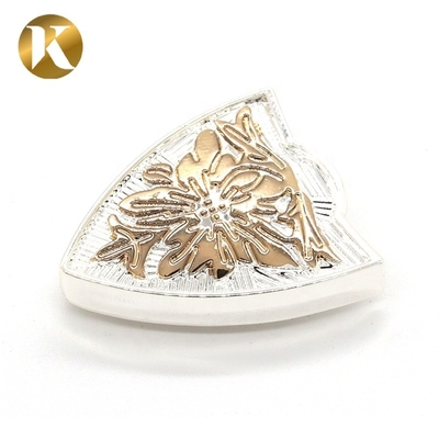 Hebilla de cinturón con pin de 2 colores de aleación de zinc brillante popular de moda personalizada KML de Wenzhou