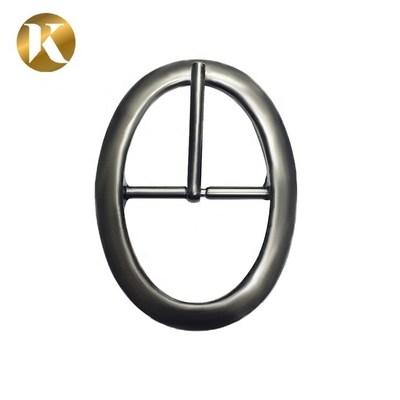Wenzhou KML Custom popular de forma ovalada retro 40mm hebilla de cinturón de pin
