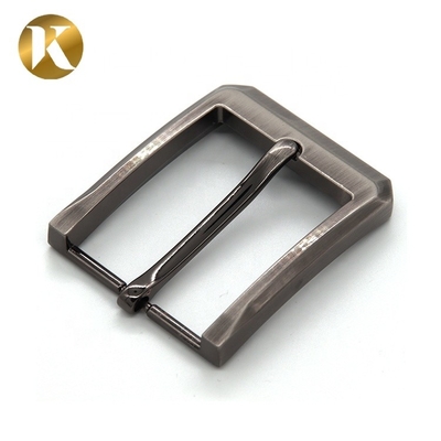 Popular 35mm cinturón de pin negro hebillas con tratamiento de superficie lisa
