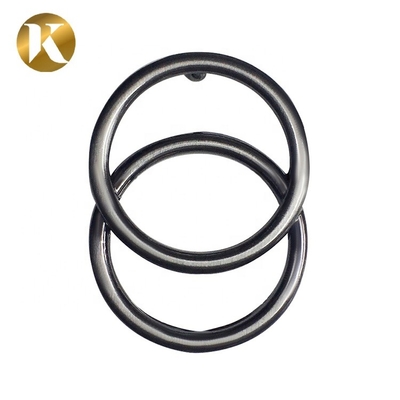 Retro doble anillo de pin cinturón hebillas 40mm estilo popular para mujeres