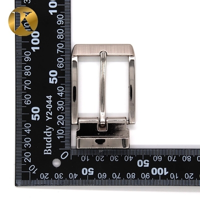 Superficie lisa 35mm Pin cinturón de hebillas ampliamente utilizados para el bolso unisex / cinturón