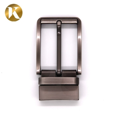 KML Pequeña hebilla de aleación de zinc de plata 35 mm Tamaño Diseño profesional para unisexo