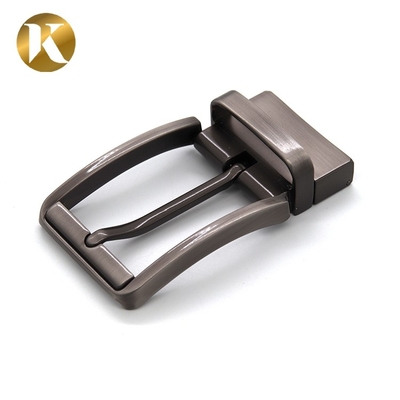 KML Pequeña hebilla de aleación de zinc de plata 35 mm Tamaño Diseño profesional para unisexo