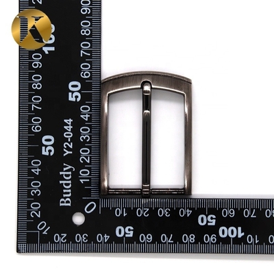 35 mm de superficie lisa placa cinturón amortiguadores de zinc material de aleación para cinturón / bolsa