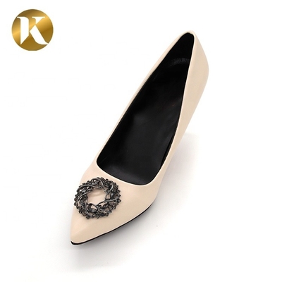 Clips para zapatos de cristal de piedra de rincón estilo vintage 50 * 45mm con revestimiento de protección
