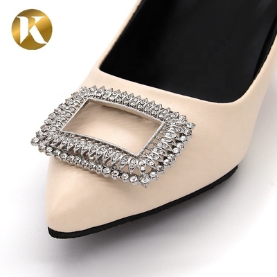 Encanto de cristal personalizado clips de zapatos decorativos y amuletos 60 * 45mm
