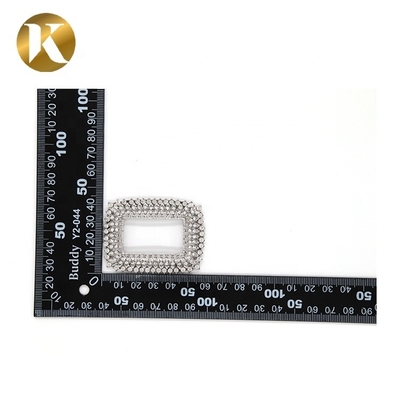 Encanto de cristal personalizado clips de zapatos decorativos y amuletos 60 * 45mm