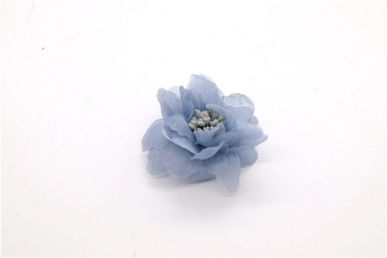 Clip de zapatos de flores de chifón de varios colores 85 * 85mm Certificación SGS